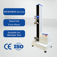 Máquina de Ensayo Universal de Columna Única Controlada por Computadora, Equipada con Servomotor Importado