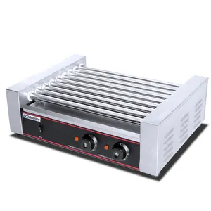 Hot Selling Hot Dog Making Machines Maker Roller Grill Hot Dog Machine Met 5/7/9/11 Rollen