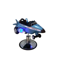 Chaises de salon de coiffure portables pour enfants Siman, vente chaude, bon prix, couleur bleue, haute qualité, chaise de barbier pour avion à vendre