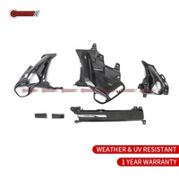 Salida de Aire Acondicionado para Auto, Estilo OEM, Fibra de Carbono Seca de la Mejor Calidad, para Kit Interior de Ferrari 458