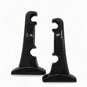 Supporto in plastica per asta romana per tende vintage, supporto universale per doppia asta stile antico, accessorio per binario, materiale ausiliario - Product Image 2
