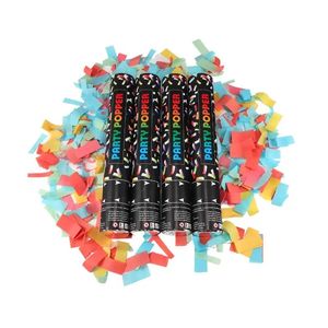 Cannon à confettis portable Confettis multicolores Party Popper pour la remise des diplômes d'anniversaire de mariage - Product Image 5