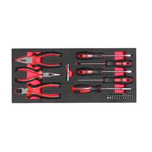 Dapat disesuaikan alat perangkat keras baja casing logam sumber daya tangan termasuk Wrench Ratchet 92 buah set peralatan - Product Image 2