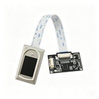 SY BFM870A Modul Sensor Sidik Jari Kapasitif Tertanam 5000 Sidik Jari Penyimpanan Cloud UART USB/DC Bertenaga Listrik Kontrol Akses Terbuka