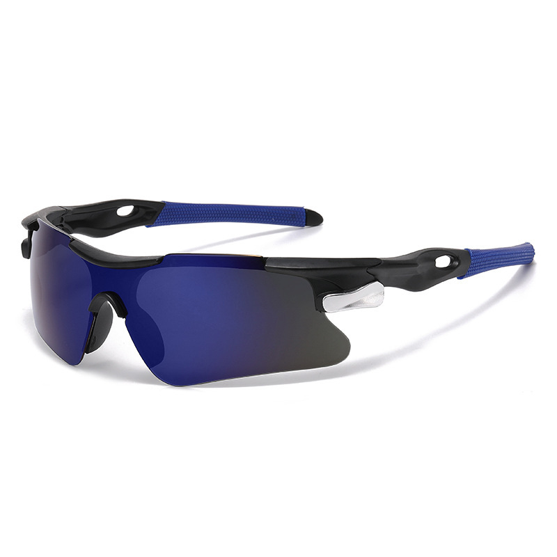 Sports Tactical Goggles Windproof Anti-UV400 Outdoor Cycling Sunglasses (Blue) 2