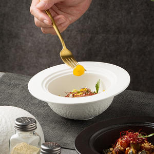 Assiette à <span class=keywords><strong>sushi</strong></span> en céramique mate Surface de roche Purée de soupe noire Pâtes Sashimi Bol de service avec couvercle Party <span class=keywords><strong>Club</strong></span> Restaurant Vaisselle - Product Image 3