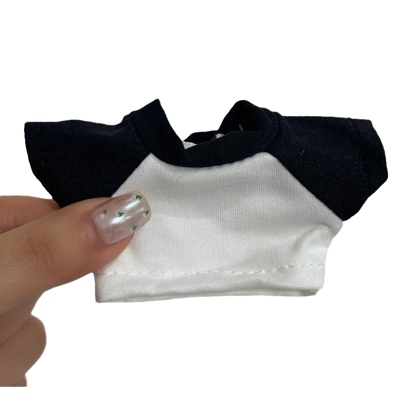 Кукла LabuB мягкая игрушка мини хлопковая футболка с коротким рукавом дешевая кукольная одежда 17 см