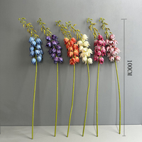 Hochwertige PU künstliche Maiglöckchen Blume für Hochzeit Tisch dekoration Layout Hintergründe Dekorationen