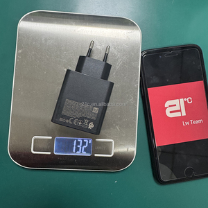 شاحن فائق السرعة T5020 بقوة 50 واط مع تقنية الشحن السريع QC3.0 ومنفذ USB-C ومحول طاقة PD وشاحن حائط USB-A لهواتف S23U وNOTE 10 - Product Image 5