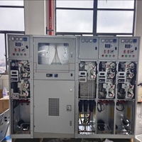 Appareillage de commutation isolé au gaz SF6 24 kV, unité de distribution annulaire HXGN15-12, capacité de coupure 20 kA, triphasé