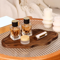 Plateau décoratif en bois en forme de nuage personnalisé, plateau de service en bois pour bougies et parfums, plateau à bijoux en bois, plat à bibelots pour la décoration de table basse