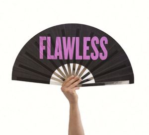Personalised Custom Printed Bamboo Wooden Folding Clack Hand Fan Logo for Festival Parties Rave Accessories Large Rave Hand Fan - Product Image 5