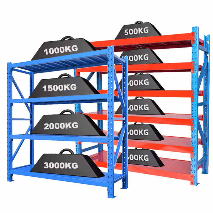 5-Tier Boltless Steel Storage Rack Shelf Garage Shelves Metal Warehouse ...