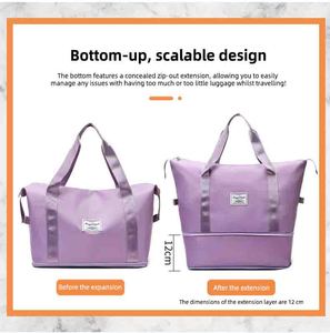 Mochila de Viaje HOJO de Poliéster, Gran Capacidad, Ligera, Impermeable, con Separación para Ropa Seca y Mojada, para Viajes Cortos, Negocios, Maternidad - Product Image 6