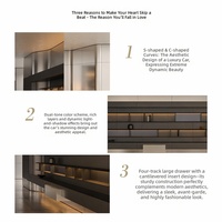 Armoire sur mesure en bois massif série Qi, porte coulissante, placard intégré CARB P2, meubles de rangement pour chambre à coucher, garantie 5 ans