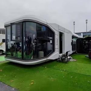 Casa Contenedor Cápsula de Diseño Futurista en Oferta, con Estructura de Acero y Panel Sándwich para Espacio de Dormir en Hoteles Modernos - Product Image 5