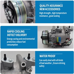 คอมเพรสเซอร์แอร์รถยนต์สำหรับฮอนด้าแจ๊ส38810-RP3-305 38810RP3305 38810RB7Z01 38900RB7Z01 - Product Image 6