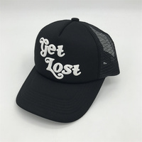 Gorra de conductor de camión de malla de espuma de 5 paneles al por mayor gorra de camionero de tela de pana de estilo Hip Hop con logotipo personalizado impreso