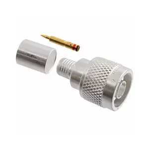 BOM Connectors Supplier 082-4426 N Type Connector Plug Male Pin 50 Ohms Free Hanging In-Line Crimp or Solder 824426