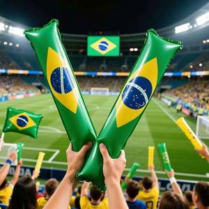 Bastón Inflable para Animar en la Copa de Fútbol 2026 - Juguete Promocional con Bandera Nacional, Bastones Sonoros para Aficionados al Fútbol, Recuerdos para Eventos - Product Image 3