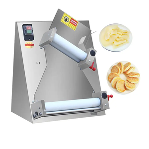 Máquina Laminadora y Estiradora de Masa de Pizza de Acero Inoxidable de Alta Productividad, Nuevo Equipo de Panadería con Operación Semiautomática - Product Image 1