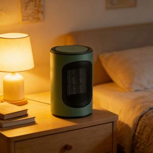 PTC Electric <b>Fan</b> <b>Heater</b> with Digital Control & Remote EU Plug 220V Energy Efficiency A+ for Bathroom Living Room Bedroom Comfort - Product Image 4