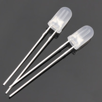Jstronic 5mm LED tête ronde 2 broches RGB arc-en-ciel eau claire lente changement diode LED électroluminescente