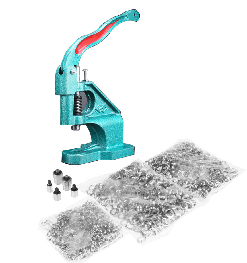 1 компл. Ручной пресс, втулка, Ушная машина, искусство, ремесла, швейные принадлежности с 3 штампами + 3000 шт. втулок 6 мм 10 мм 12 мм