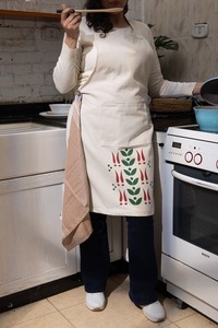 Tablier de cuisine en coton égyptien de qualité supérieure, léger, confortable, respirant, pour chef, cuisson, pâtisserie, nettoyage, en stock - Product Image 5