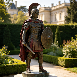 Statue de soldats romains en résine grandeur nature pour jardin extérieur - Product Image 1