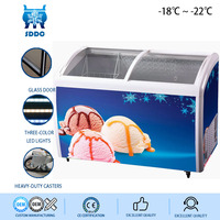 Armoire en acier inoxydable à double zone de température, ventilateur d'affichage, armoire frigorifique commerciale pour refroid
