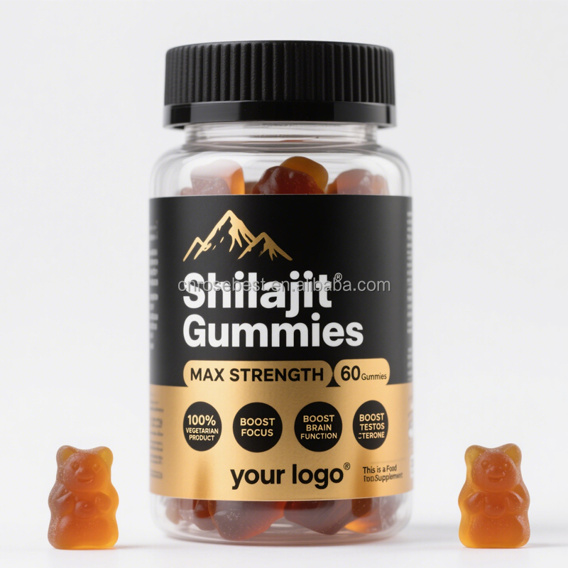 Private Label витамин С добавка бузины Иммунная поддержка Shilajit Gummies
