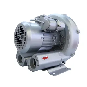 550W 220V/380V gran oferta soplador de aire Industrial fabrica acuario agricultura bomba de vacío regenerativa soplador de anillo para estanque de peces