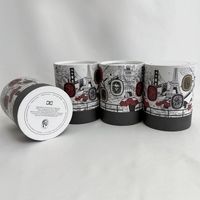 Tube en carton biodégradable de haute qualité, recyclable, écologique, personnalisé et fait main, vente en gros Rical Keung RK-0007