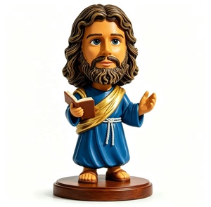 Figura de Jesús de Resina, Figura Personalizada de Jesús con Cabeza Móvil, Regalo, Figura de Jesús con Cabeza Móvil Personalizada para Recuerdo - Product Image 5