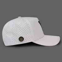 Gorra Deportiva HS41 Personalizada, Impermeable, de Alto Rendimiento, con Corte Láser, para Béisbol y Golf, con Marcador de Pelota, Imán y Soporte para Tees
