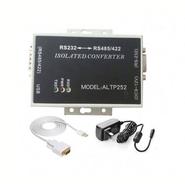 RS-232 RS-422/485 Converters RS422 RS485 Interface USB to RS232 Serial Isolated Inline Converter