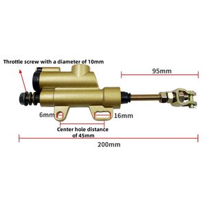 Accesorios de Moto: Kit de Motor para Moto de Cross CQR250, Bomba de Freno Hidráulica de Una Pieza para ATV - Product Image 2