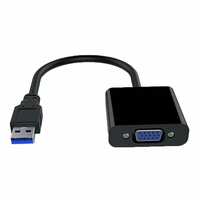Cable adaptador USB 3,0 a VGA, tarjeta gráfica externa, convertidor de vídeo multi-dp para Windows 7, 8, 10, PC y portátil