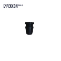 Produits d'œillets en caoutchouc de silicone de couleur noire résistant à la corrosion résistant aux hautes températures bouchons d'œillet en caoutchouc étanche pour trou