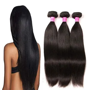 12A Grade Best Quality Raw Cuticle Ausgerichtete Virgin Human Hair Bundles Anbieter Brasilia nisches Double Drawn Human Hair