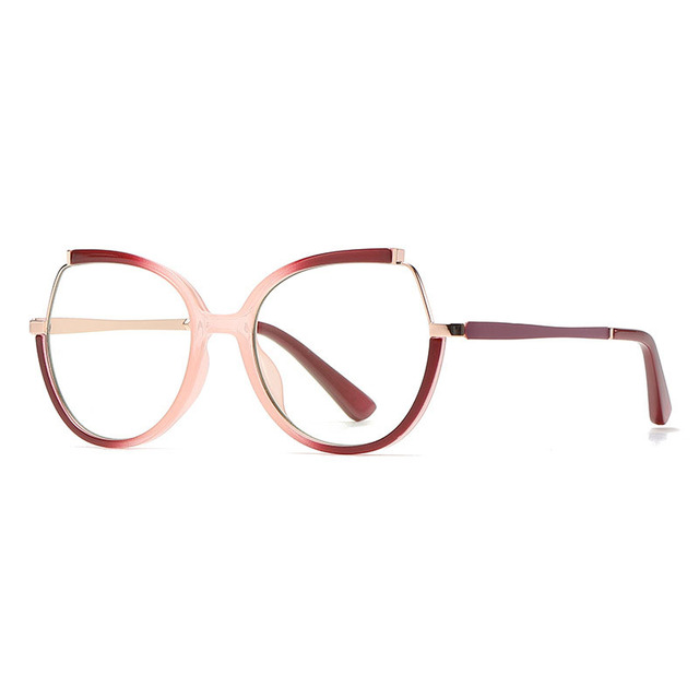 2023 Trendy Retro Cheap Cat Eye Tr90 Men Glasses Anti Blue Light Blocking Glasses Custom Logo Street Style Eyewear for Women