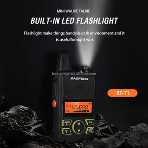 Baofeng Mini Walkie Talkie BF-T1 tiện dụng hai chiều đài phát thanh UHF 400-470MHz 20ch di động nhỏ <span class=keywords><strong>ham</strong></span> FM Đài phát thanh cho trẻ em - Product Image 6