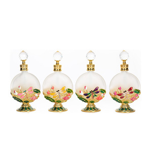 Botellas de Attar Esmeriladas Patentadas en Dubái de 30 ml, <span class=keywords><strong>Perfume</strong></span> de Metal con Aroma a Flor de Orquídea Árabe para Aceite Esencial, Recargables con Tapa de Rosca - Product Image 2