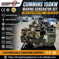 Cummins 150kW Marinegenerator 187,5kVA Korrosionsbeständig Salzsprühresistent Geschlossener Kühlschlaufenbetrieb - 1 Jahr Garantie, Kostenlose Anfrage