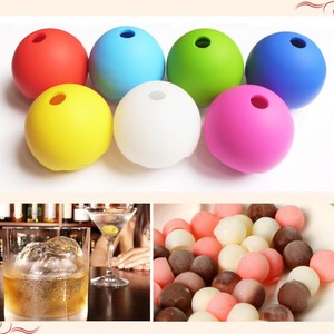 Ice Ball Mold/ice Ball <strong>Maker</strong>/ice Cream Mold New Design BPA Free Ball Shape Reusable Silicone Food Grade Silicone Mold - Product Image 2