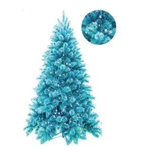 Arbre artificiel coloré, arbre rose, matériau PVC robuste et flexible, pour un aspect plus fourré, jolis arbres de Noël - Product Image 5