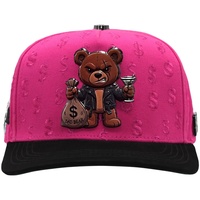 Casquette Snapback Ferreti Hats Bad Bear en promotion avec broderie complète du symbole du dollar et patch en caoutchouc 3D – Casquette de baseball Hip Hop à visière plate