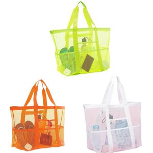 <b>Large</b> <b>Beach</b> Tote <b>Bag</b> for Family Mesh <b>Beach</b> <b>Bag</b> for Toys & Vacation Essentials - Product Image 1