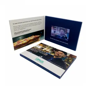 High Quality Paper Greeting Card Video Book With Factory Price